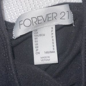 black forever21 tank